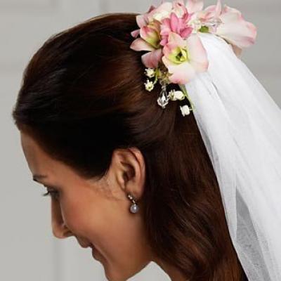 Flowers with Hair Clip
